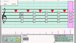 Persona 4  Corridor in Mario Paint Composer Piano SF [upl. by Ober]