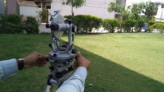 Part2 Temporary Adjustment of Theodolite In Hindi Centering Leveling Focusing [upl. by Ariajaj431]