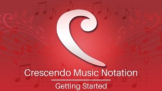 Crescendo Music Notation Tutorial  Getting Started [upl. by Naginarb]