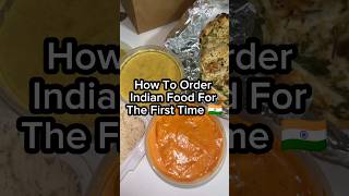 How To Order Indian Food For The First Time 🇮🇳 food indianfood indiancuisine foodreview [upl. by Dduj]