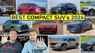 Top 10 BEST Compact SUV’s for 2024  Our Expert Ranking After Reviewing ALL of Them [upl. by Anecusa]