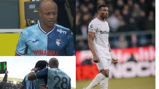 ANDRE AYEW SEES RED IN DEBUT GAME FOR LE HAVRE amp KUDUS SPEAK AFTER MOTM PERFORMANCE [upl. by Walcott]