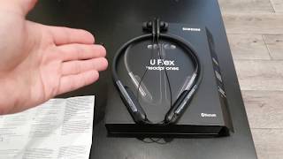 Наушники bluetooth Samsung EOBG950 U Flex  Обзор [upl. by Anisamot]