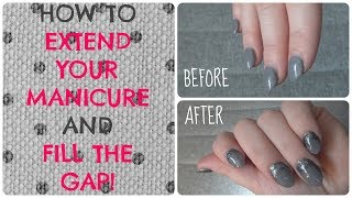 How to Extend any Manicure  SNS  Gel  Acrylic  Nail Polish [upl. by Lilla]