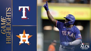 Rangers vs Astros ALCS Game 6 Highlights 102223  MLB Highlights [upl. by Oicaroh]