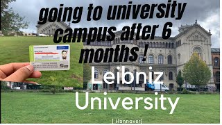 German public university Leibniz University Hannover Malayalam Vlog [upl. by Matland827]