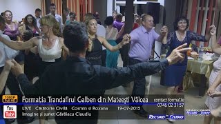 Trandafirul Galben din Mateesti Valcea LIVE colaj DUMITRA  Cununie Cosmin si Roxana 19072015 [upl. by Anitnegra]