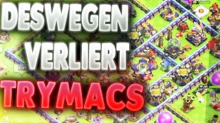 😱 TRYMACS VS SEBO 😱DESWEGEN GEWINNE ICH  CLASH OF CLANS🧐 [upl. by Iggy]