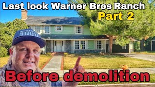 Part 2 Last Look at the Warner Bros Ranch Before Demolition startsexclusive Historic Backlot tour [upl. by Noiram424]