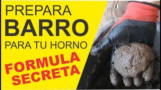 ✅ Cómo hacer Barro Super Resistente para tu Horno Casero de Leña  Barro Adobe Pizza [upl. by Josie]