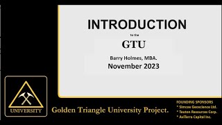 Barry Holmes GTU Introduction [upl. by Egedan]