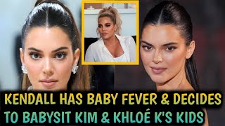 Kendall Jenner Has Baby Fever amp Decides To Babysit Kim amp Khloé Kardashians Kids [upl. by Comfort]