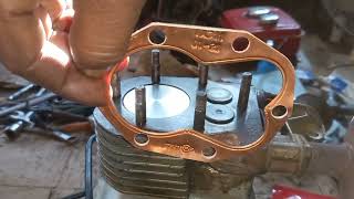 Greaves mk12 2hp engine headwash and cylinder headgasket replacement [upl. by Adnol496]