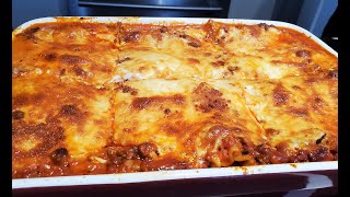 Comment réaliser une délicieuse lasagne à litalienne Best lasagna Bolognese recipeDîner rapide [upl. by Hctim]