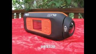 Gizmag video review  HD170 actioncam vs HERO HD [upl. by Keynes]