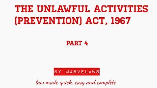 The Unlawful Activities Prevention Act 1967  Part 4 [upl. by Nita]