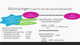 Afschrijvingen  Bedrijfseconomie  havo  vwo [upl. by Yrellam]