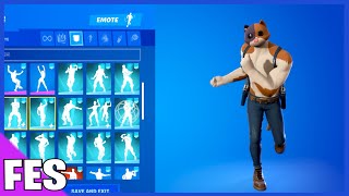 Fortnite Meowscles Skin With all my Fortnite Dances amp Emotes [upl. by Orel]