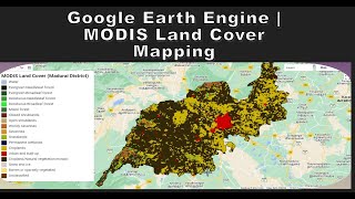 Google Earth Engine  MODIS Land Cover Mapping [upl. by Berlinda]