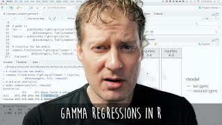 Gamma Regression in R [upl. by Akimik]