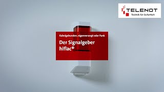 Der Signalgeber hiflac – Kabelgebunden eigenversorgt oder Funk [upl. by Nivaj169]