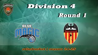 Atlasbasket  Div 4Round 1  BLUE MAGIC vs HAVALENCIA [upl. by Dana972]