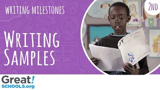 What does 2nd grade writing look like  Milestones from GreatSchools [upl. by Ainoloppa163]