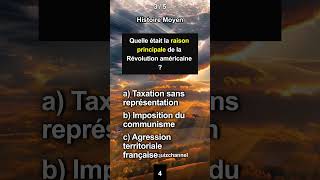 Histoire  Moyen quiz challenge apprendre viralvideo history [upl. by Edylc]