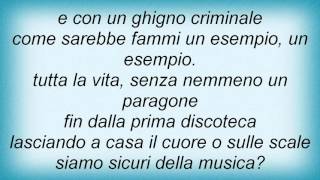 Lucio Dalla  Tutta La Vita Lyrics [upl. by Nehgaem907]