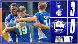 📺 HIGHLIGHTS  Latics 30 Braintree Town [upl. by Neelrac]