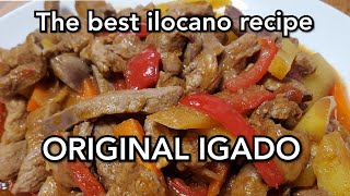 ilocanorecipe igadorecipe ORIGINAL IGADO RECIPE mangan tayon [upl. by Eilyr]