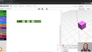 Blockscad  Cube et Prisme [upl. by Sikras]