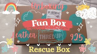 Thredup Rescue Fun Box Unboxing [upl. by Yran]