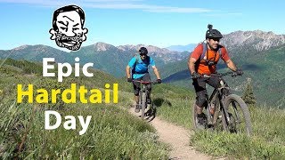 Epic First Ride on my Hardtail with Eric Porter [upl. by Aicire920]