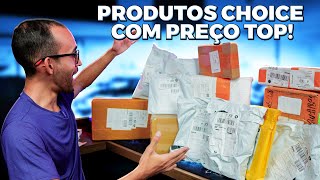 MEGA UNBOXING DE PRODUTOS CHOICE DO ALIEXPRESS LEGAIS E SUPER BARATOS [upl. by Vitkun]