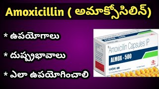 Amoxycillin అమొక్సిసిలిన్  Tablets Uses and Side Effects in Telugu [upl. by Elehcin455]