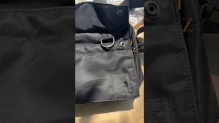 New Carhartt Wip Otley Shoulder Bag quotBlackquot Comparison With Carhartt Wip Essentials Crossbody bag [upl. by Gisella]