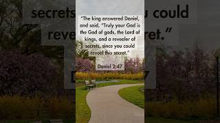 Daniel 247 ytshorts heavenly bibleverse christ jesus god daniel nature secret meditation [upl. by Senga]