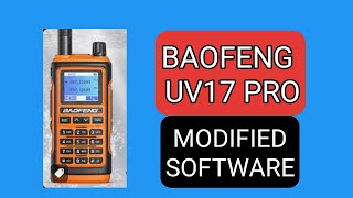 Baofeng UV17 PRO GPSMODIFIED SOFTWARE CPS  adds Airband amp More [upl. by Atel]