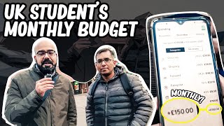 UK Students Monthly Budget  Junaid Akram [upl. by Einahpehs]