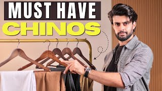 5 STYLISH CHINOS MEN MUST HAVE  STYLING CHINOS FOR MEN [upl. by Bogusz]