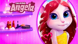 JEUX FILLE TALKING ANGELA [upl. by Itraa]