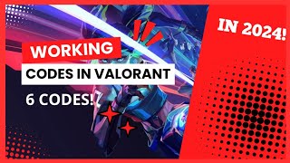 All WORKING CODES in Valorant 2024 6 VALID CODES [upl. by Lazare]