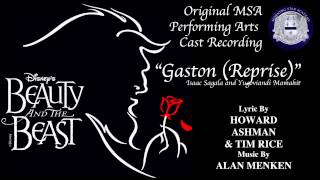 Gaston Reprise Beauty and the Beast Original MSA Performing Arts Cast Recording [upl. by Quita]