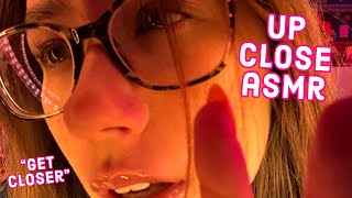 ASMR  “get closer” ASMR mouth sounds camera tapping hand movements lofi [upl. by Rodman861]