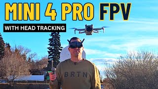 DJI MINI 4 PRO  Fly With Goggles and Motion Controller 2 [upl. by Adair]