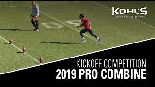 2019 Pro Combine  Kickoff Competition [upl. by Vanhook]