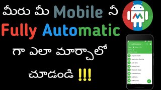 MacroDroid App Review  How to make your Mobile Fully Automatic  Telugu  By Prakash [upl. by Evy]