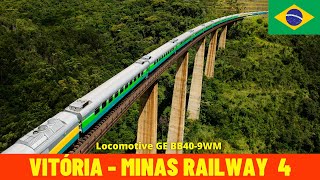 Cab Ride Vitória  Minas Railway Part 4 Desembargador Drumond  Belo Horizonte Brazil 4K [upl. by Anaibaf794]