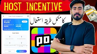 Poppo host incentive compete use  poppo live earn money  poppo live earn money withdraw  Mooti4u [upl. by Anitsrhc]